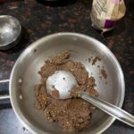 Healthy Ragi Chocolate Ladoo (No Refined Sugar) Ragi mix with all the ingredients