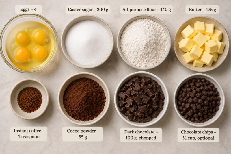 Brownie Ingredients